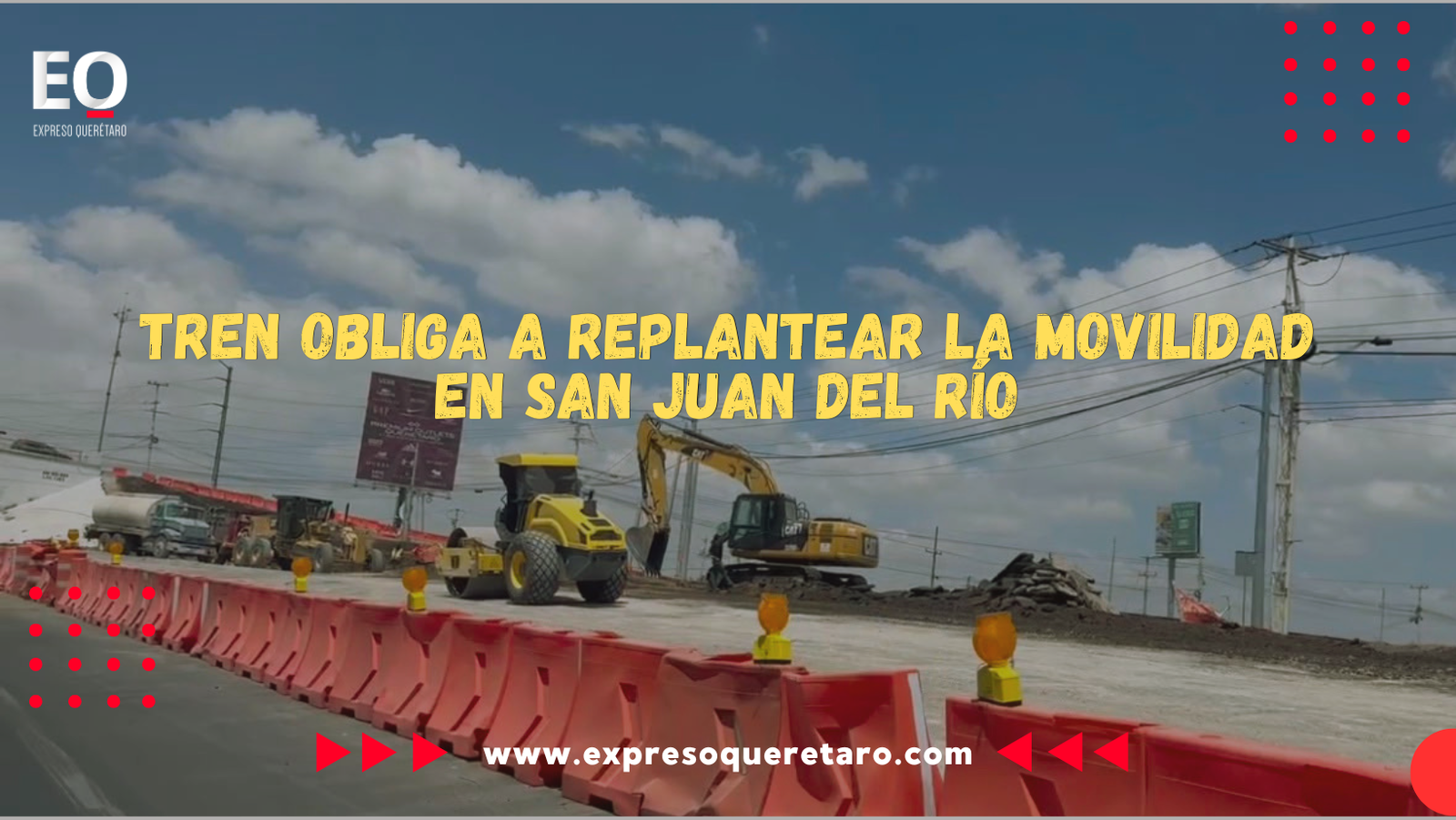 Tren obliga a replantear la movilidad en San Juan del Río